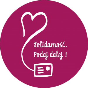 Logo programu Solidarność. Podaj dalej!