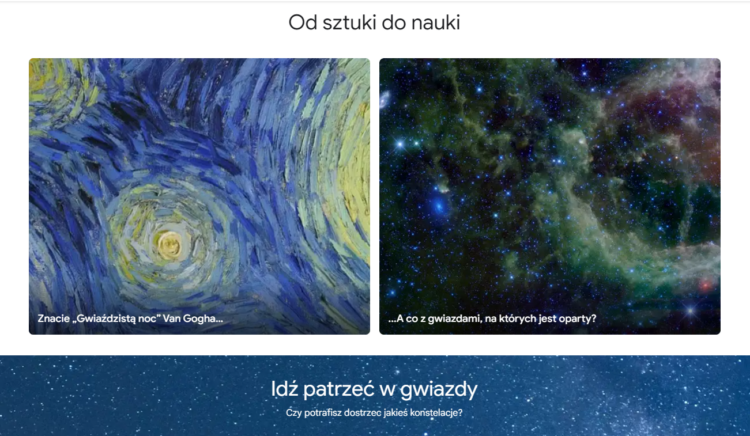 cyfrowe narzędzia edukacyjne - google arts & culture